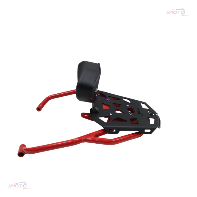 Pipe Carrier With Backrest ( Red & Black) For Hero Xpulse 210
